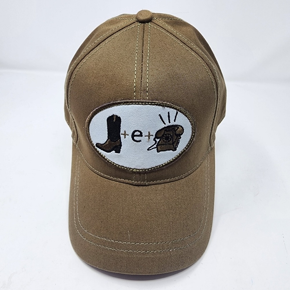 Sexy Slango Hat OS Boot Call Rebus Patch Cotton Snapback Brown